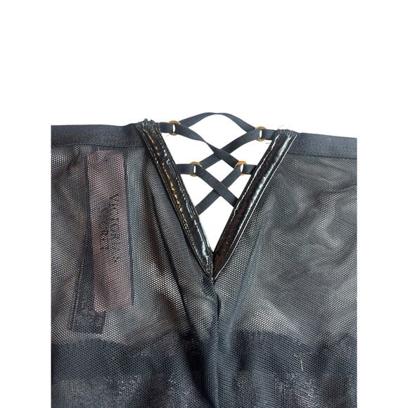 Victoria's Secret Very Sexy Embroidered Adjustable String Cheeky Panty Size XL - Picture 9 of 11